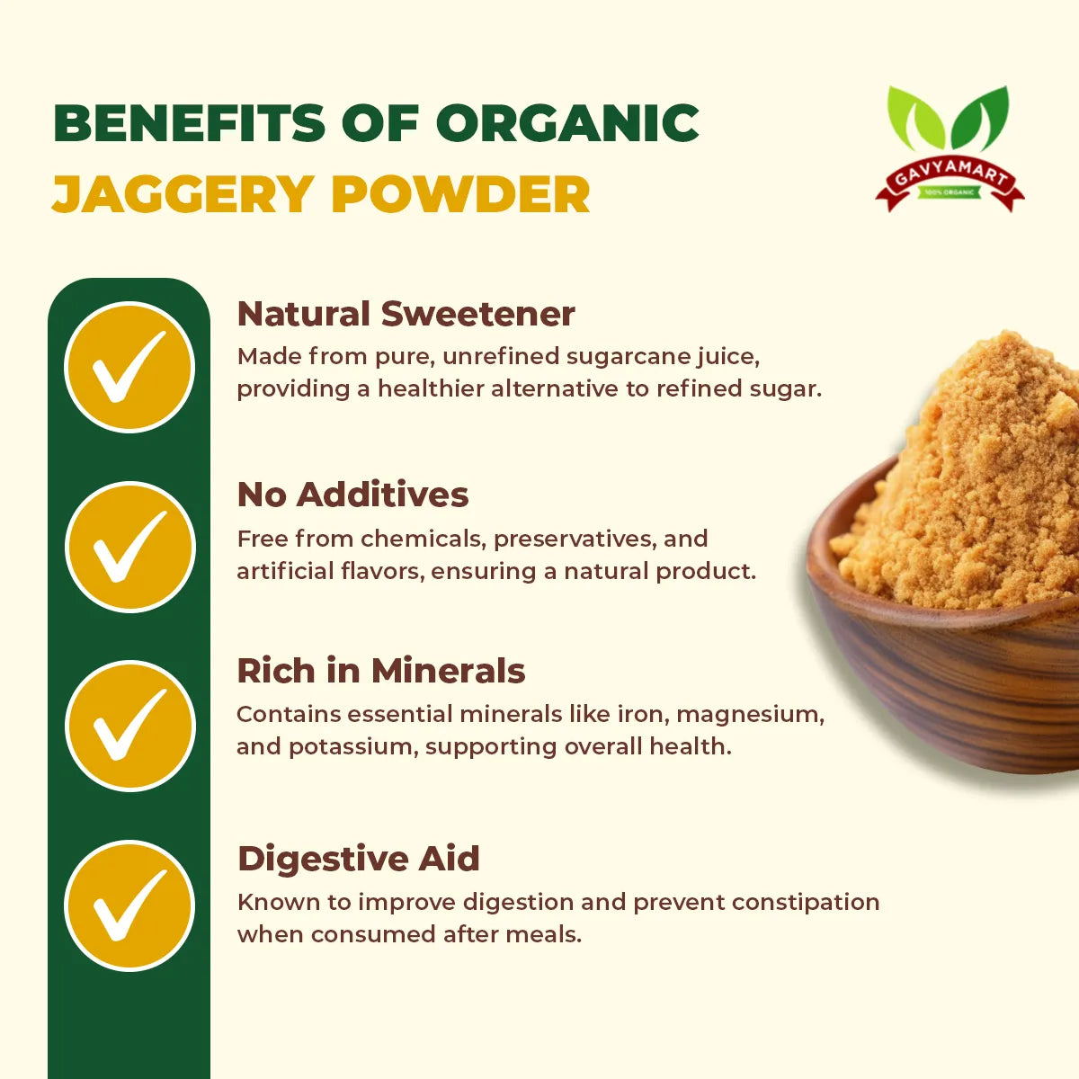 Gavyamart Jaggery Powder