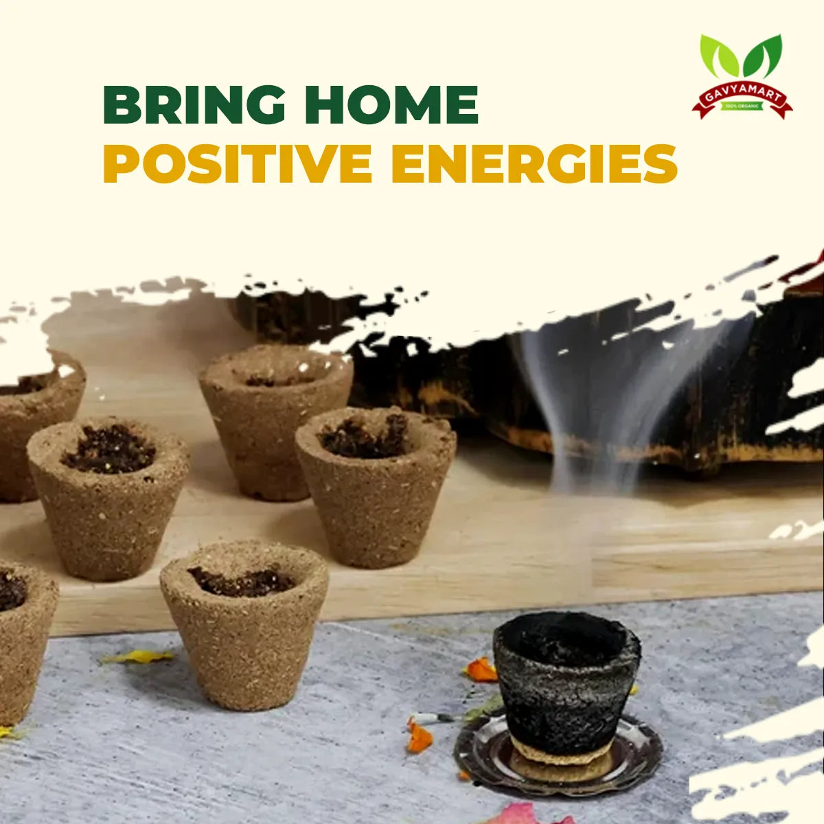 Cow Dung Havan Cups