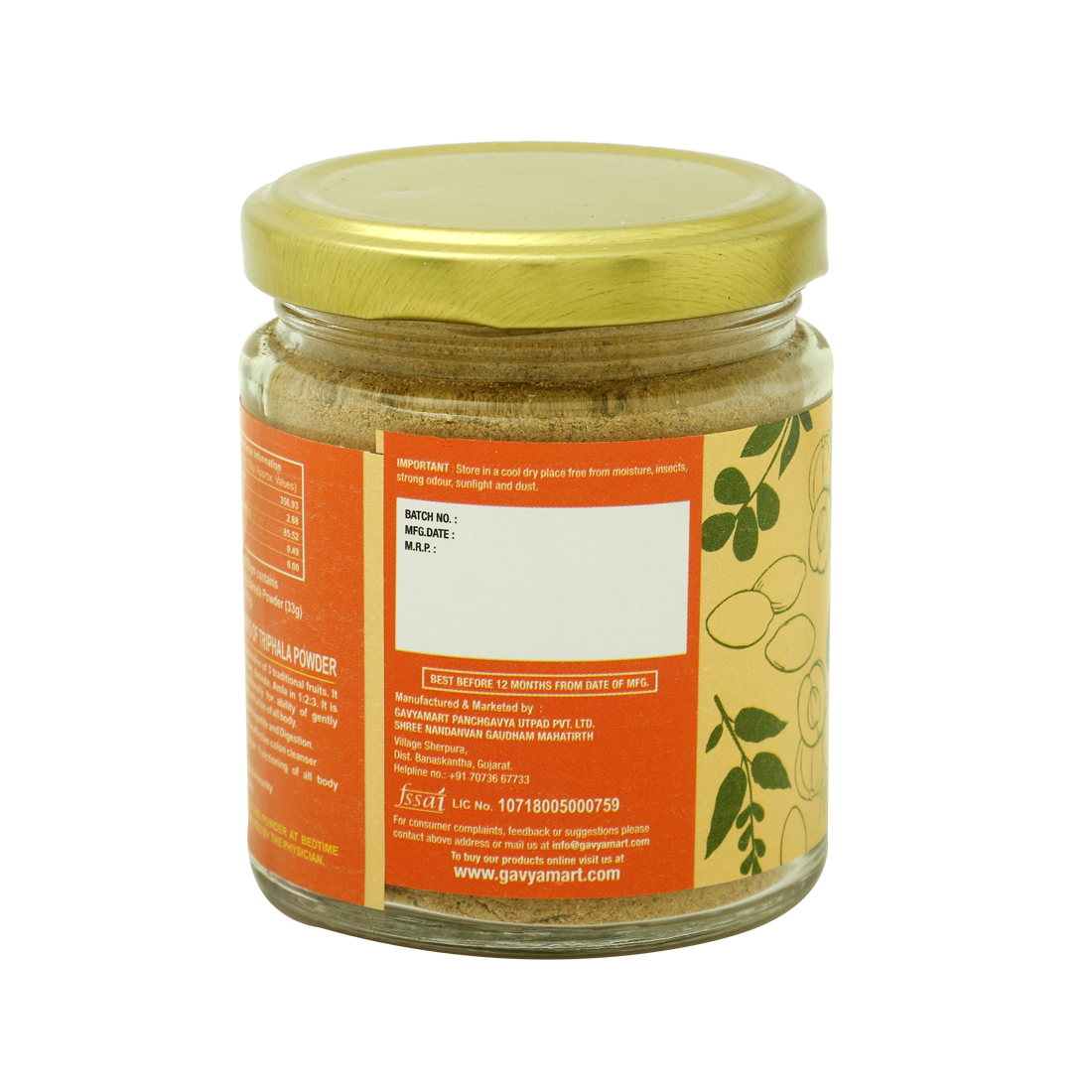 Gavyamart Triphala Churn- 110GM